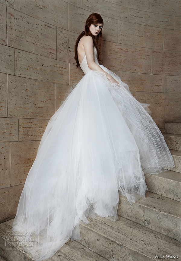 vera wang spring 2015 bridal collection wedding dress 15 back view