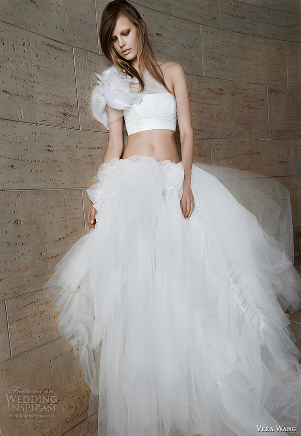 vera wang spring 2015 bridal collection wedding dress 16 front view