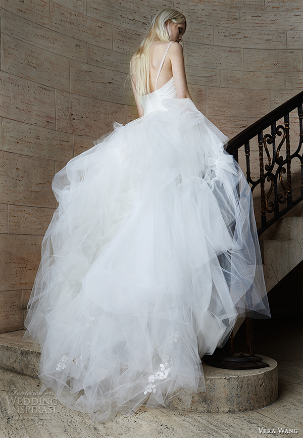 vera wang spring 2015 bridal collection wedding dress 17 back view