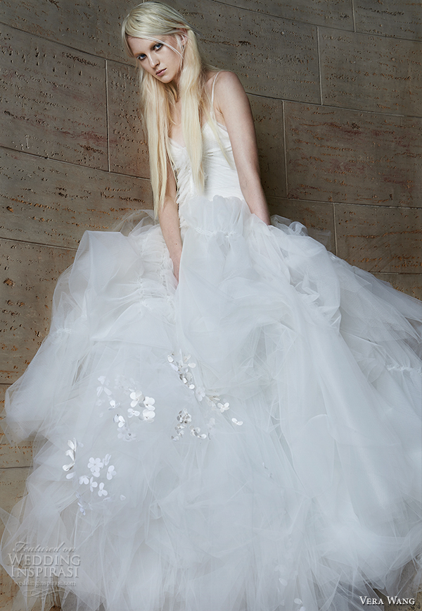 vera wang spring 2015 bridal collection wedding dress 17 front view