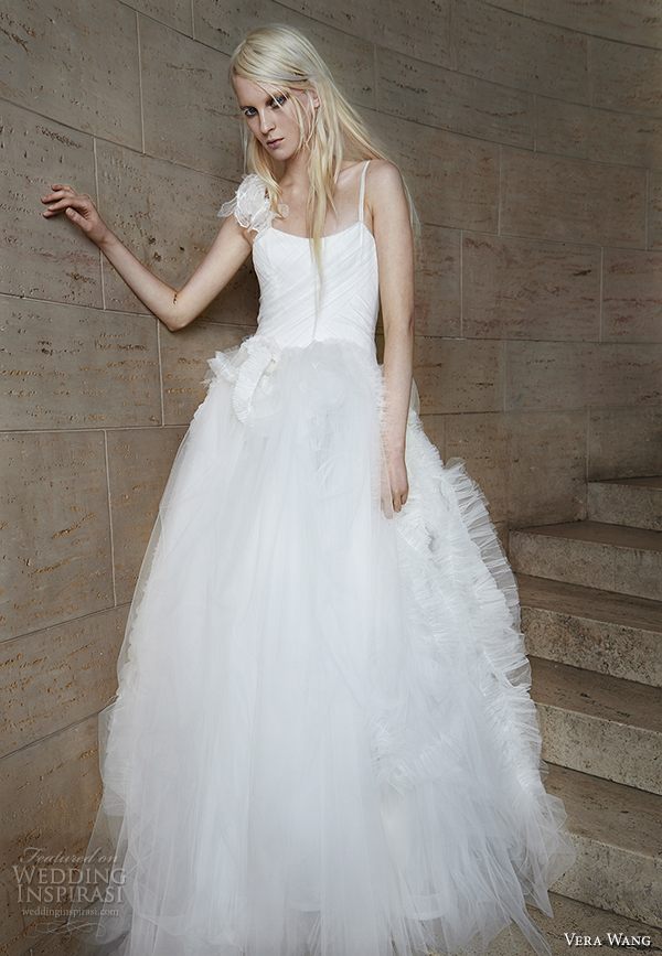 vera wang spring 2015 bridal collection wedding dress 18 front view