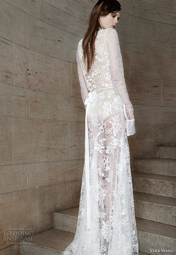 vera wang spring 2015 bridal collection wedding dress 2 back view