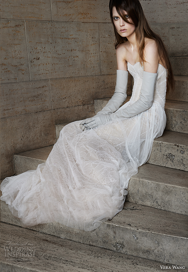 vera wang spring 2015 bridal collection wedding dress 4 front view