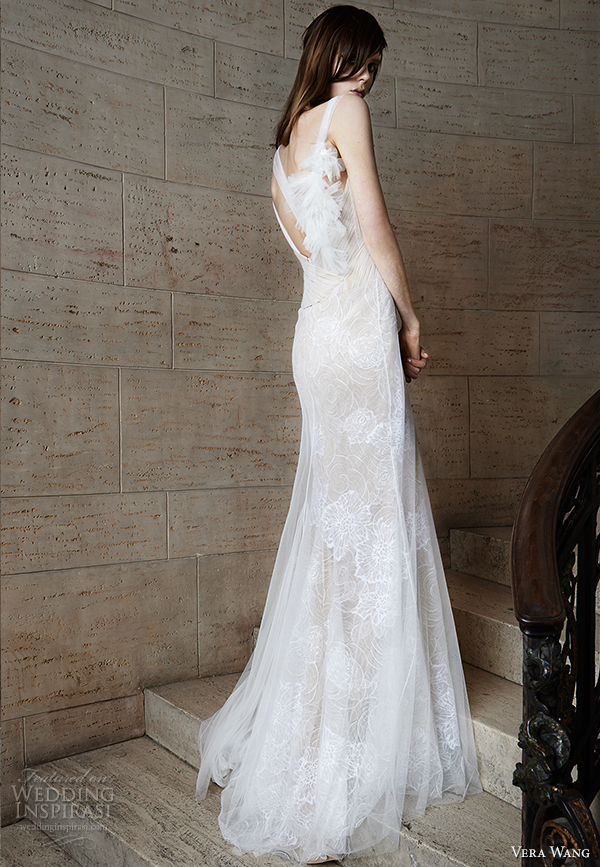 vera wang spring 2015 bridal collection wedding dress 5 back view