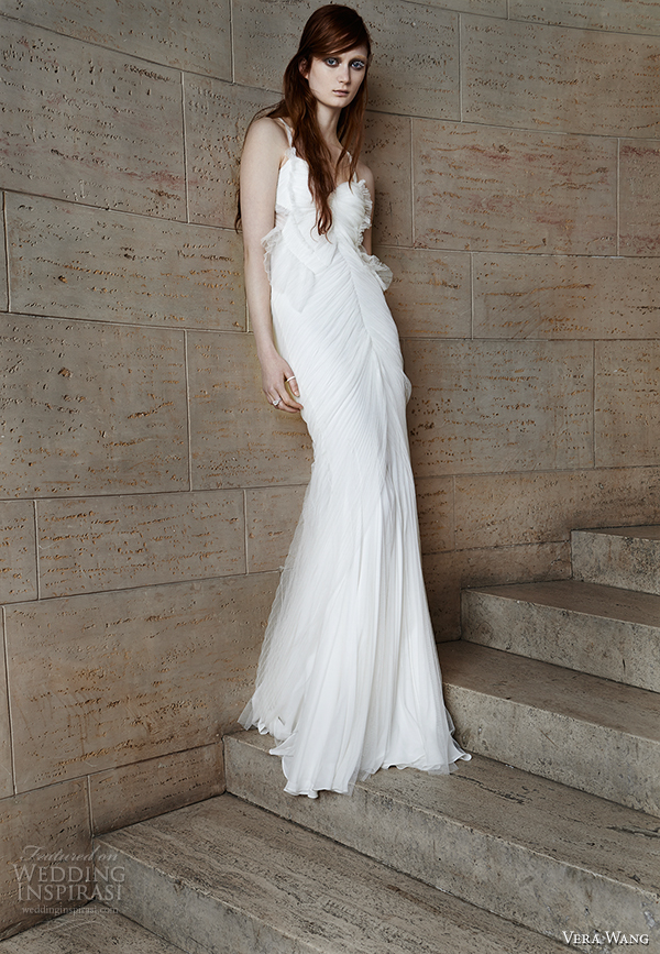 vera wang spring 2015 bridal collection wedding dress 6 front view