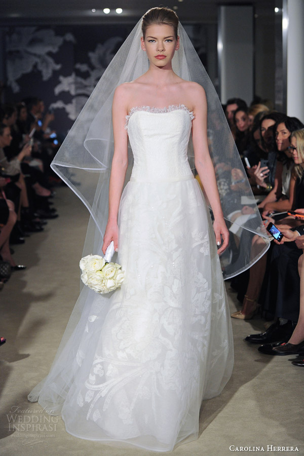 Carolina Herrera Bridal Spring 2015 Wedding Dresses | Wedding Inspirasi