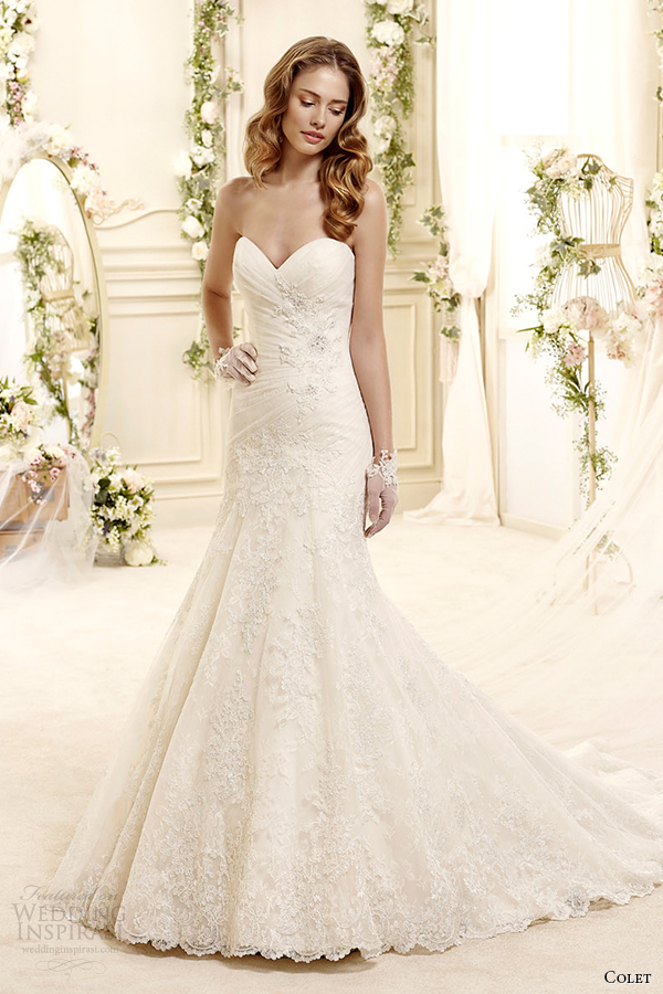 colet bridal 2015 style 2 coab15205di sweetheart strapless trumpet wedding dress