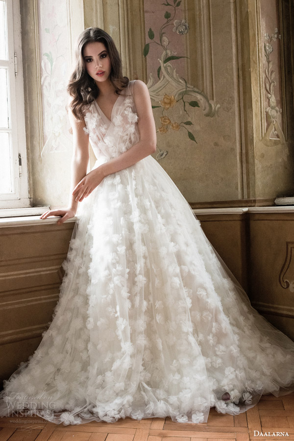 daalarna bridal 2014 sleeveless wedding dress