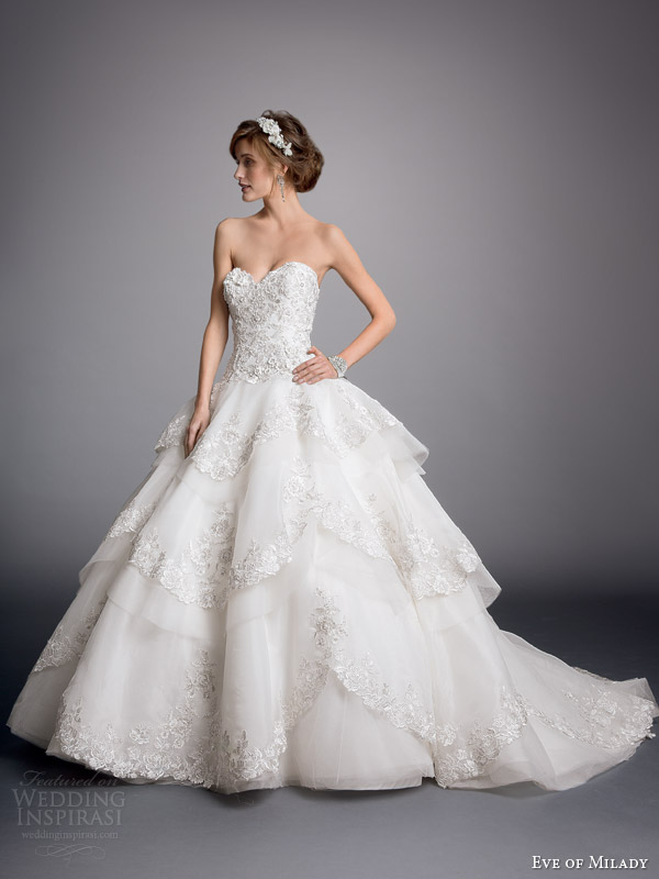 Eve of Milady 2014 Couture Wedding Dresses Wedding Inspirasi