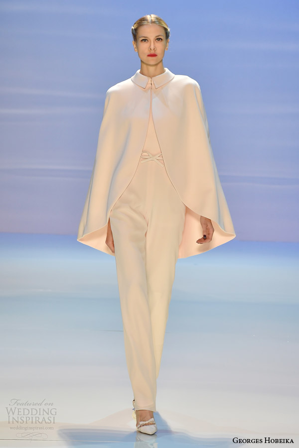 georges hobeika couture fall 2014 2015 look 15 cape pants