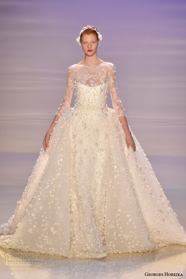 georges hobeika couture wedding dress fall 2014 2015