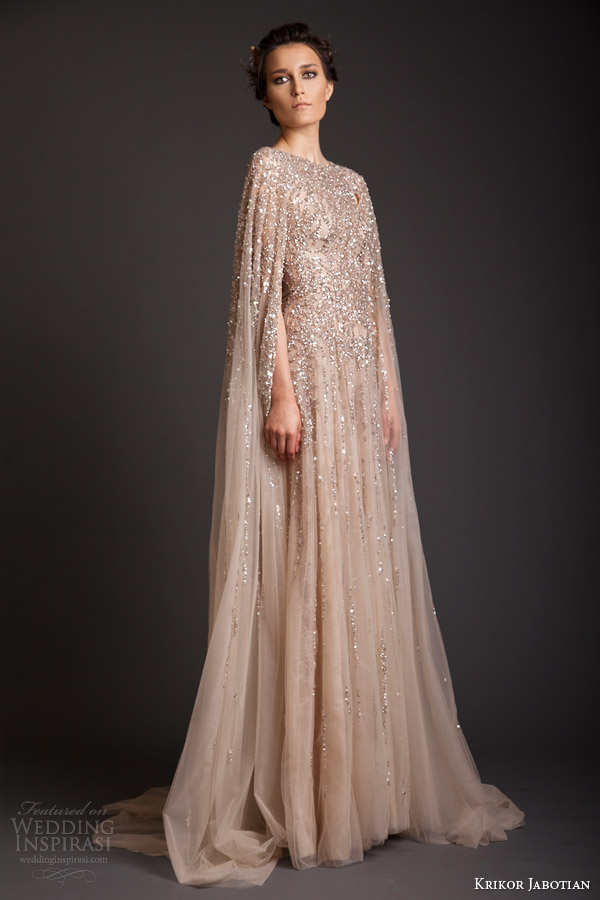 krikor jabotian couture spring 2014 sequin embellished gown