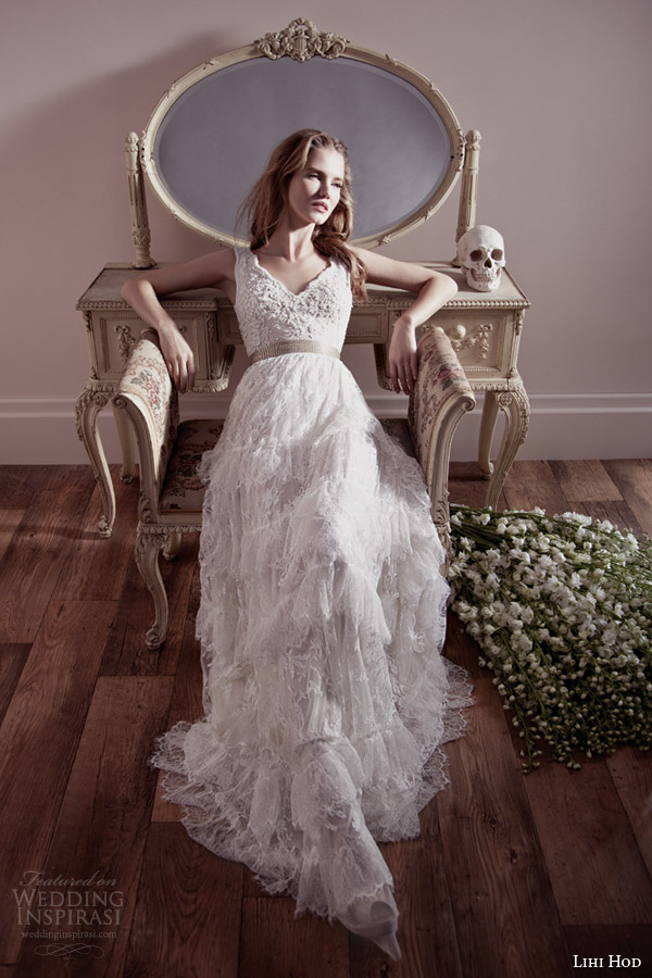 lihi hod wedding dresses spring 2013 sleeveless gown