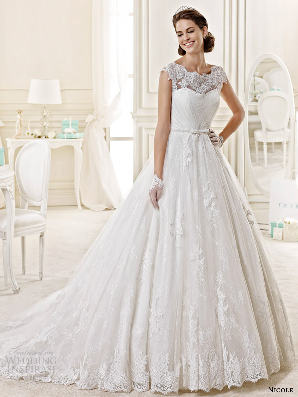 nicole spose bridal 2015 style 12 niab15076iv cap sleeve ball gown wedding dress nicole spose bridal 2015 style 12 niab15076iv cap sleeve ball gown wedding dress