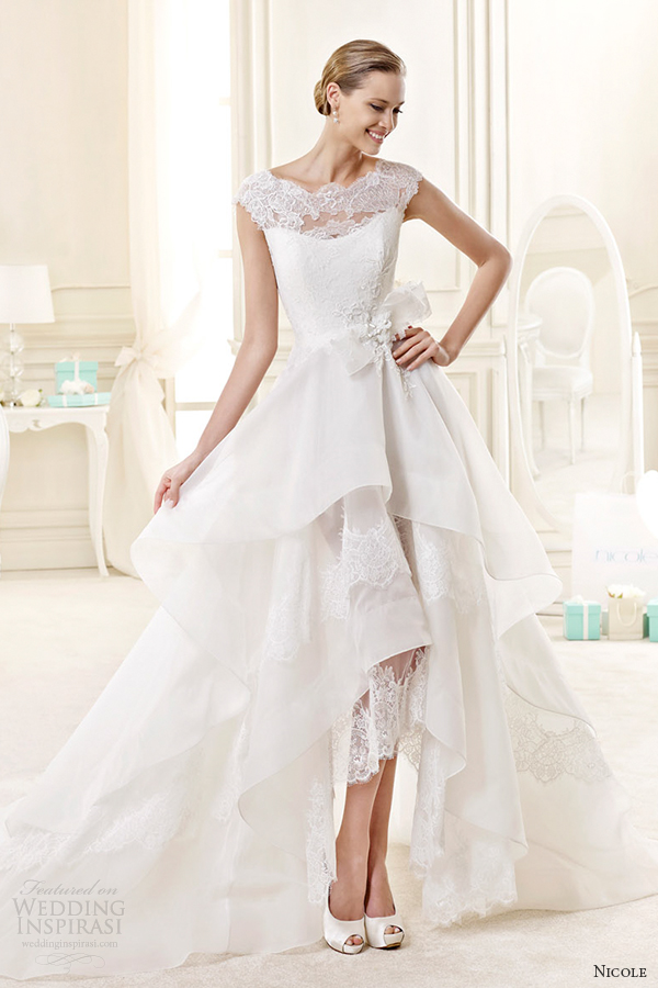 nicole spose bridal 2015 style 27 niab15079iv illusion a line layered mullet wedding dress
