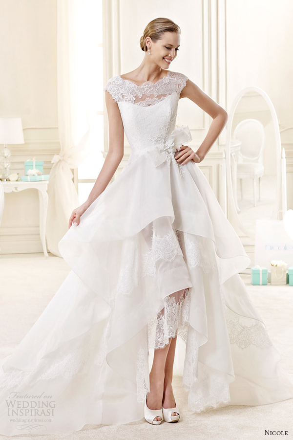 nicole spose bridal 2015 style 27 niab15079iv illusion a line layered mullet wedding dress nicole spose bridal 2015 style 27 niab15079iv illusion a line layered mullet wedding dress