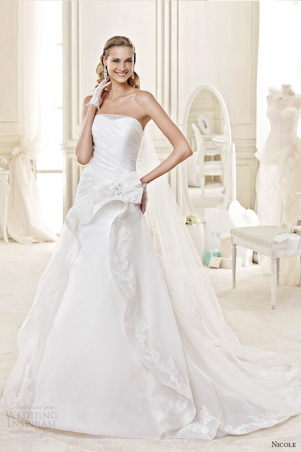 nicole spose bridal 2015 style 48 niab15086iv straight across a line wedding dress nicole spose bridal 2015 style 48 niab15086iv straight across a line wedding dress