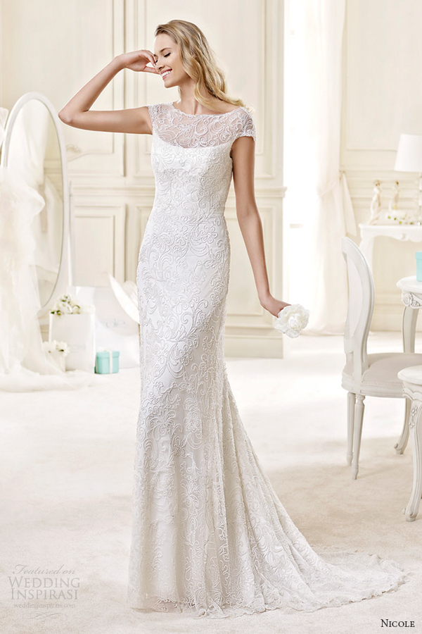 nicole spose bridal 2015 style 52 niab15050iv illusion sheath wedding dress nicole spose bridal 2015 style 52 niab15050iv illusion sheath wedding dress