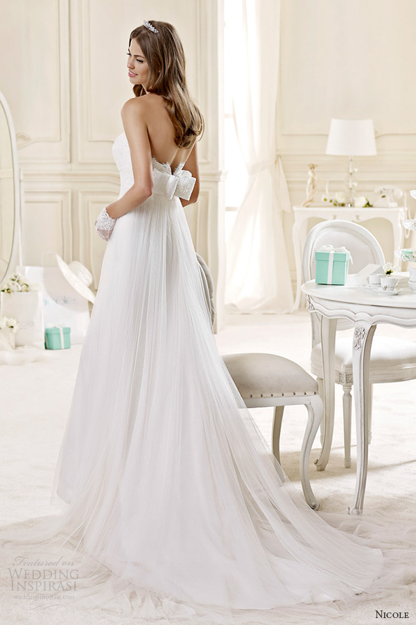 nicole spose bridal 2015 style 64 niab15062iv strapless a line wedding dress