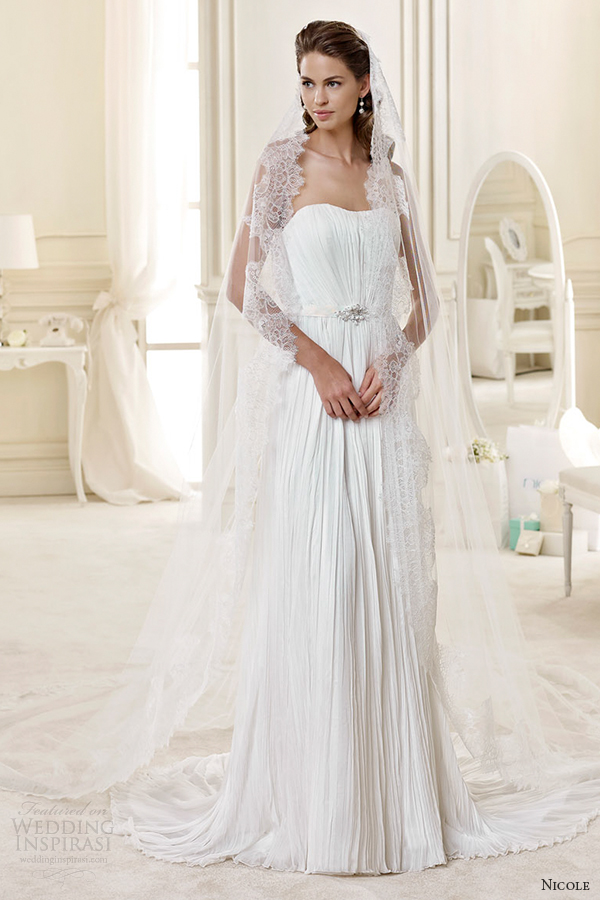 nicole spose bridal 2015 style 73 niab15115iv strapless a line wedding dress nicole spose bridal 2015 style 73 niab15115iv strapless a line wedding dress