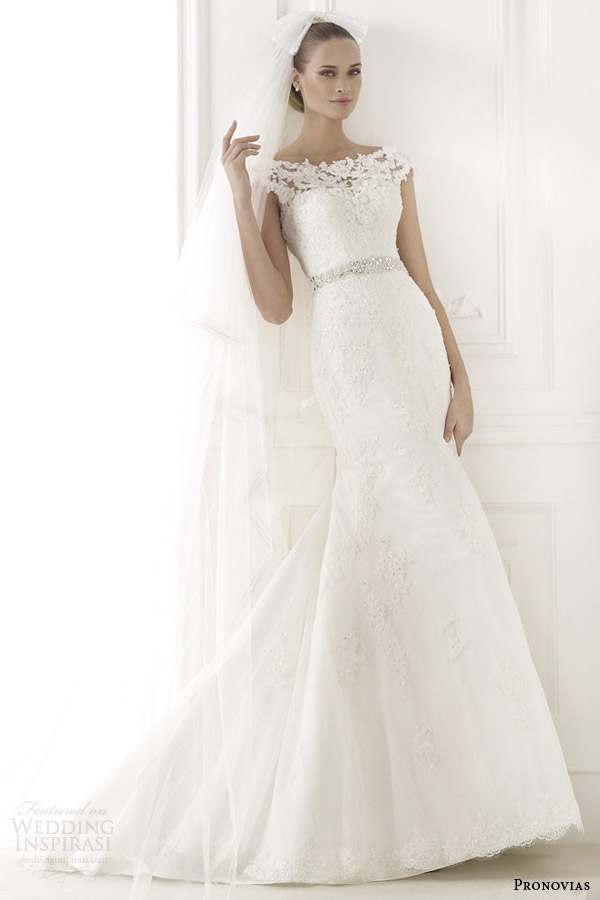 pronovias 2015 pre bridal collection botis cap sleeve wedding dress