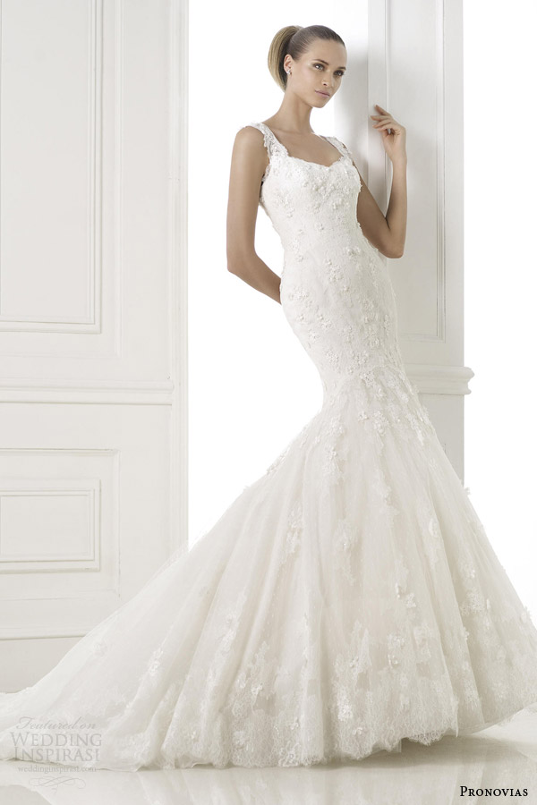 pronovias bridal pre 2015 basa sleeveless mermaid wedding dress