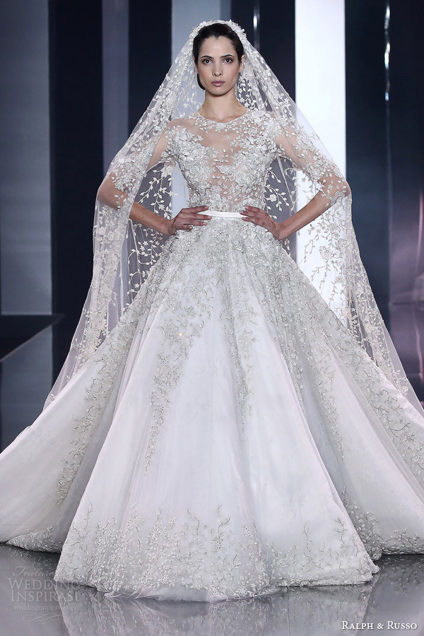 ralph and russo fall 2014 2015 couture wedding dress