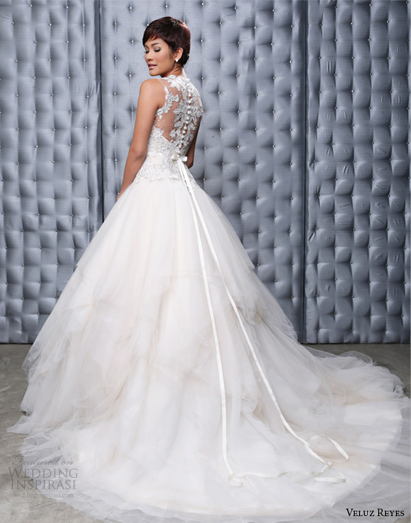 veluz reyes 2014 bridal georgina wedding dress illusion beaded back