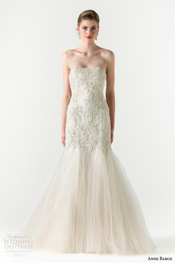 anne barge bridal spring 2015 divine fit and flare wedding dress beaded bodice