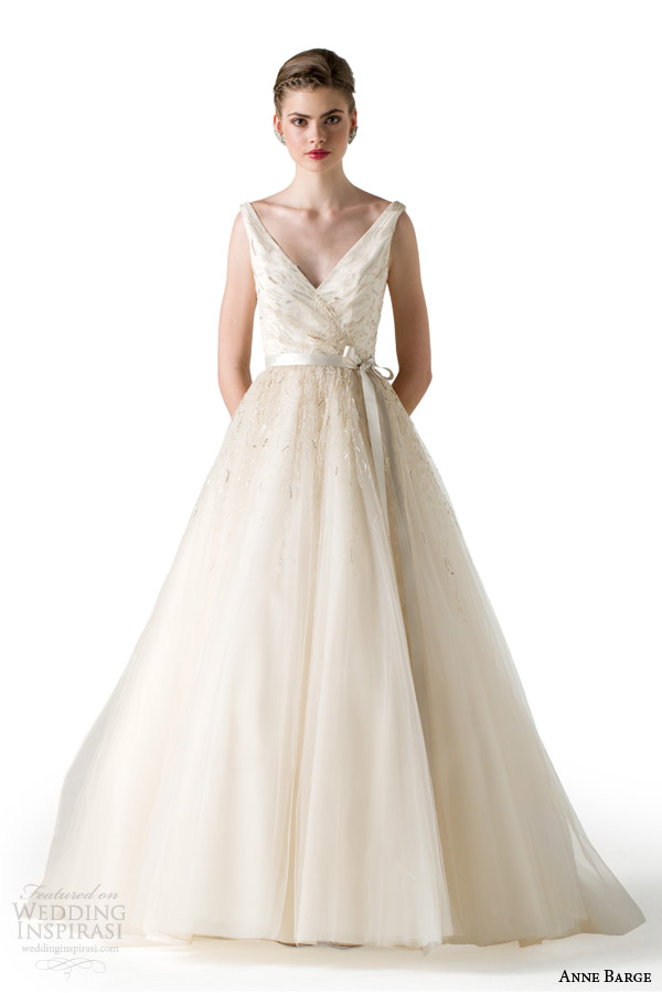 anne barge bridal spring 2015 mystique sleeveless ball gown wedding dress