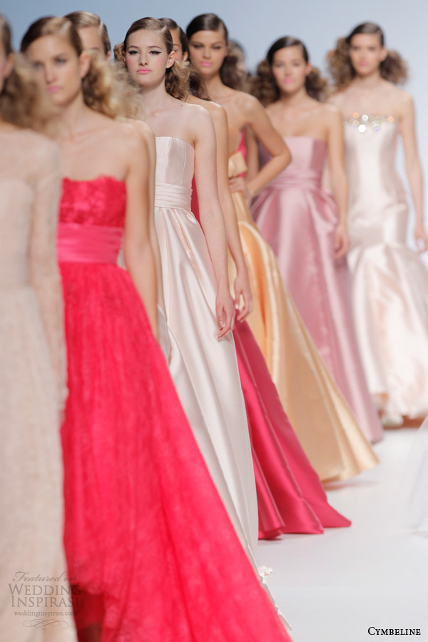 cymbeline bridal 2015 colorful wedding dresses