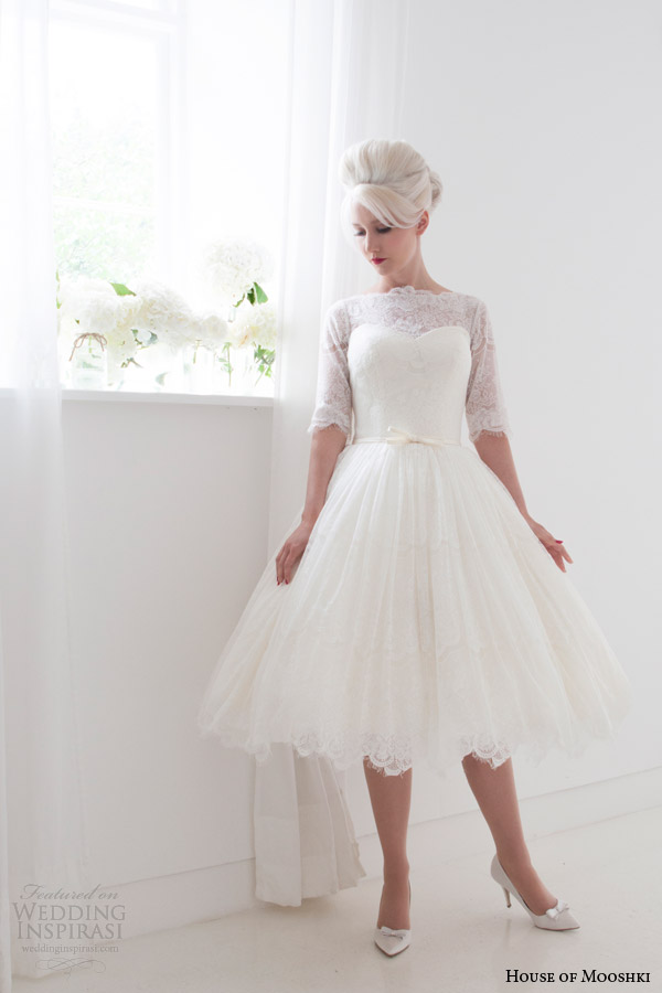 House of Mooshki short wedding dress