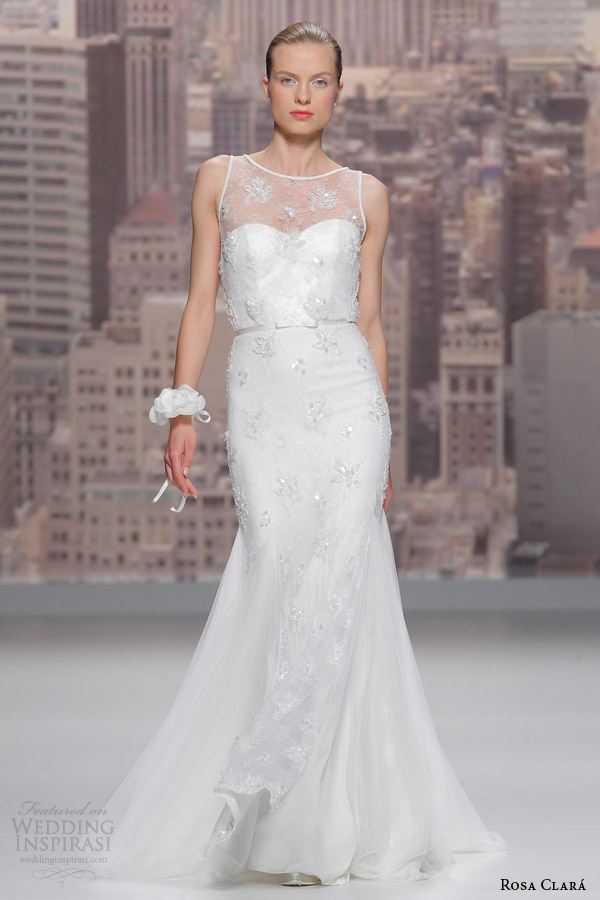 rosa clara 2015 runway senegal sleeveless sheath wedding dress