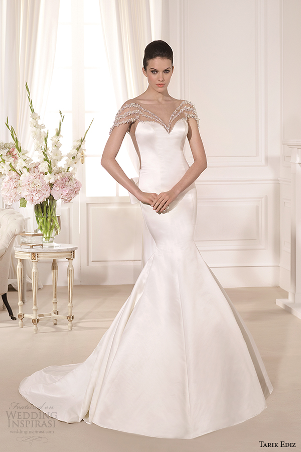 tarik ediz 2014 bridal collection sweetheart trumpet wedding dress 1 barbara g1108