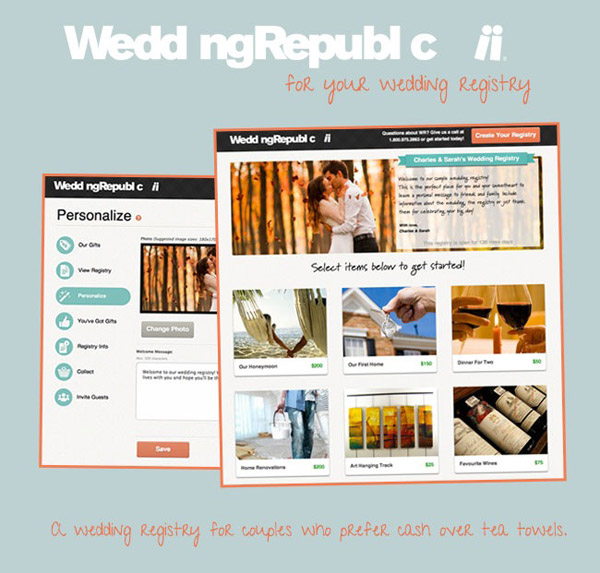 cash wedding registry wedding republic