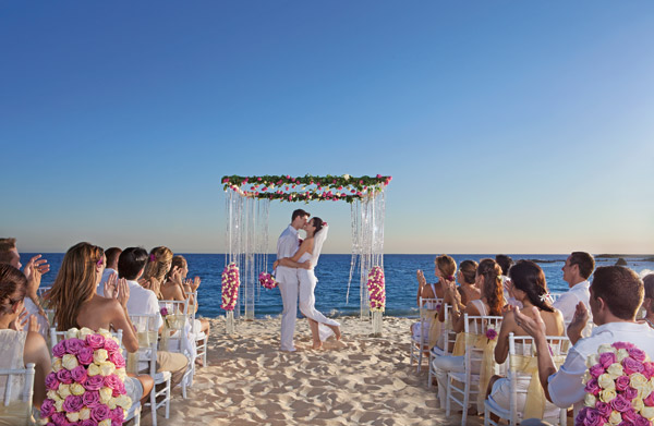 secrets marquis los cabos destination wedding on the beach ceremony