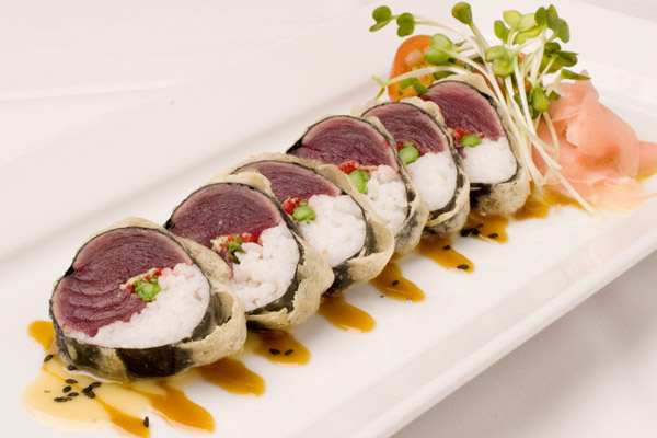 maui hawaii ahi tuna tempura sushi roll