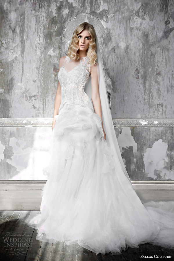 pallas couture wedding dress 2015 avelina sleeveless ball gown beaded lace detail exposed boning pallas couture wedding dress 2015 avelina sleeveless ball gown beaded lace detail exposed boning