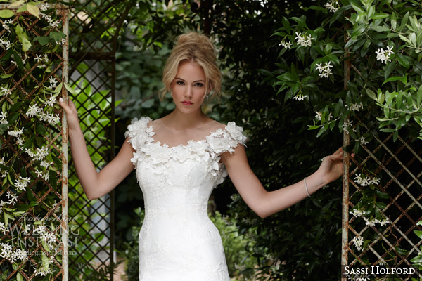 sassi holford bridal 2015 christelle wedding dress