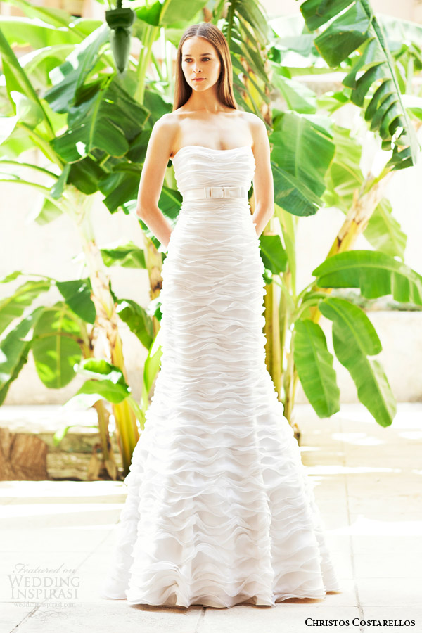 christos costarellos bridal 2015 br15 35 strapless mermaid wedding dress