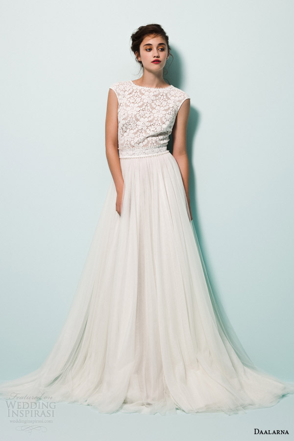daalarna bridal 2015 pearl a line wedding dress lace cap sleeve top daalarna bridal 2015 pearl a line wedding dress lace cap sleeve top