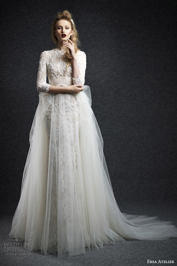 Ersa Atelier Fall 2015 wedding dress