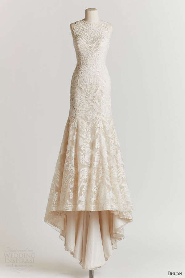 bhldn spring 2015 adalynn high neck sleeveless lace wedding dress
