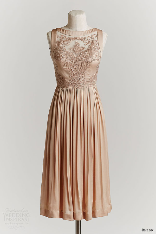bhldn spring 2015 alma sleeveless colored dress copper lace