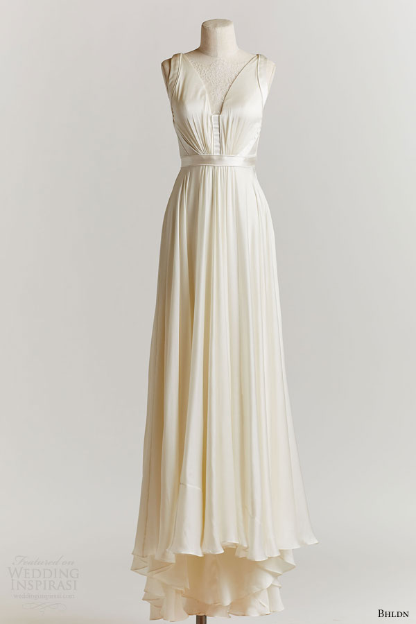 bhldn spring 2015 angel sleeveless wedding dress lace v neckline bhldn spring 2015 angel sleeveless wedding dress lace v neckline