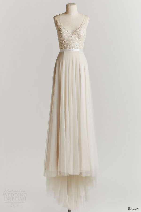 bhldn spring 2015 persiphone sleeveless wedding dress off white beaded bodice scoop neckline