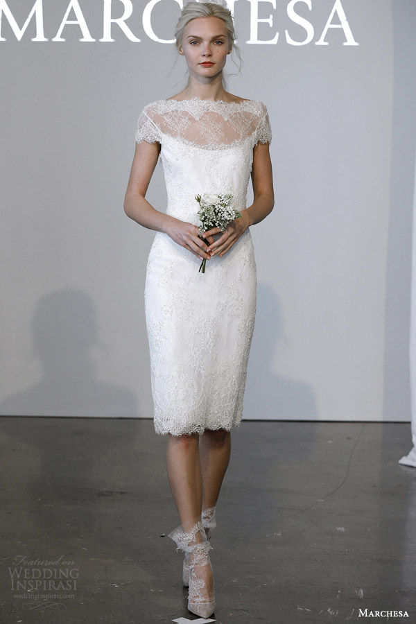 marchesa short wedding dress