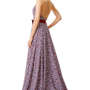 carolina herrera prefall 2015 dresses halter neck a line gown