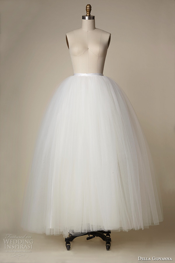 della giovanna wedding dress 2015 bridal tulle tea length ball gown skirt camille