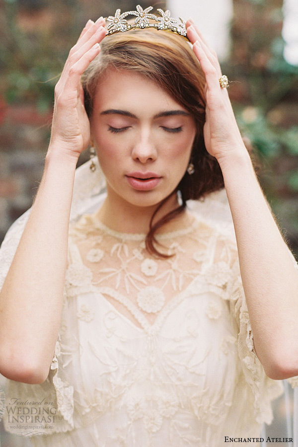 enchanted atelier liv hart bridal jewelry wedding accessories swarovski crystals starling tiara headband headpieces